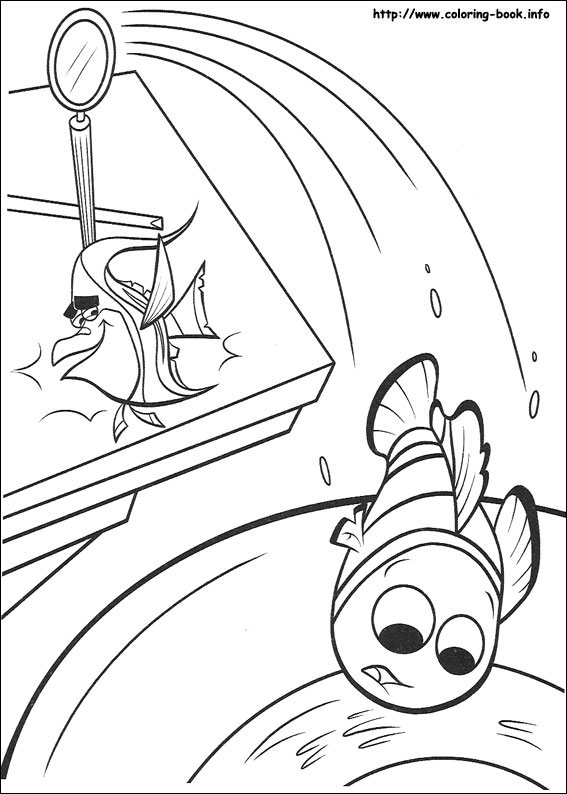 Finding Nemo coloring picture